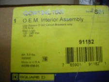 Square D panel interior 24ckt 1 phase main lugs 150A QON124L1501 NIB 2 available