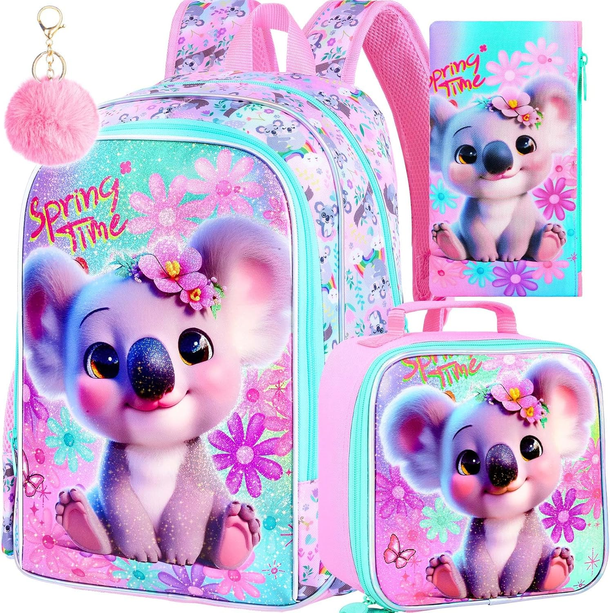 Leuke Koala Rugzak Kinderen Schooltassen Jongens Meisjes Boekentas Kid Kleuterschool Rugzak Baby Peuter Tas Gift, B, 1