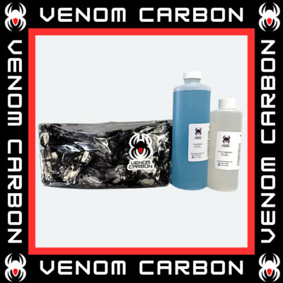 1'' Chopped Carbon Resin Kit: 1 lb (making FORGED composites)
