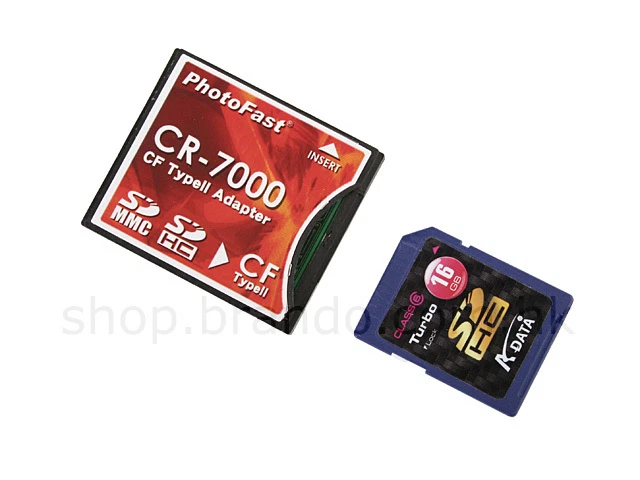 PhotoFast CR7000 SD SDHC SDXC to CF CompactFlash Compact Flash Convert Adapter - Image 3 of 3