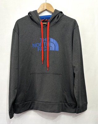 The North Face Hoodie XL, Gray & Blue With Red Draw String NWOT
