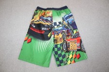 NASCAR Boys Trunks Size 18 Swim Shorts Daytona Race Graphic Multi-Color