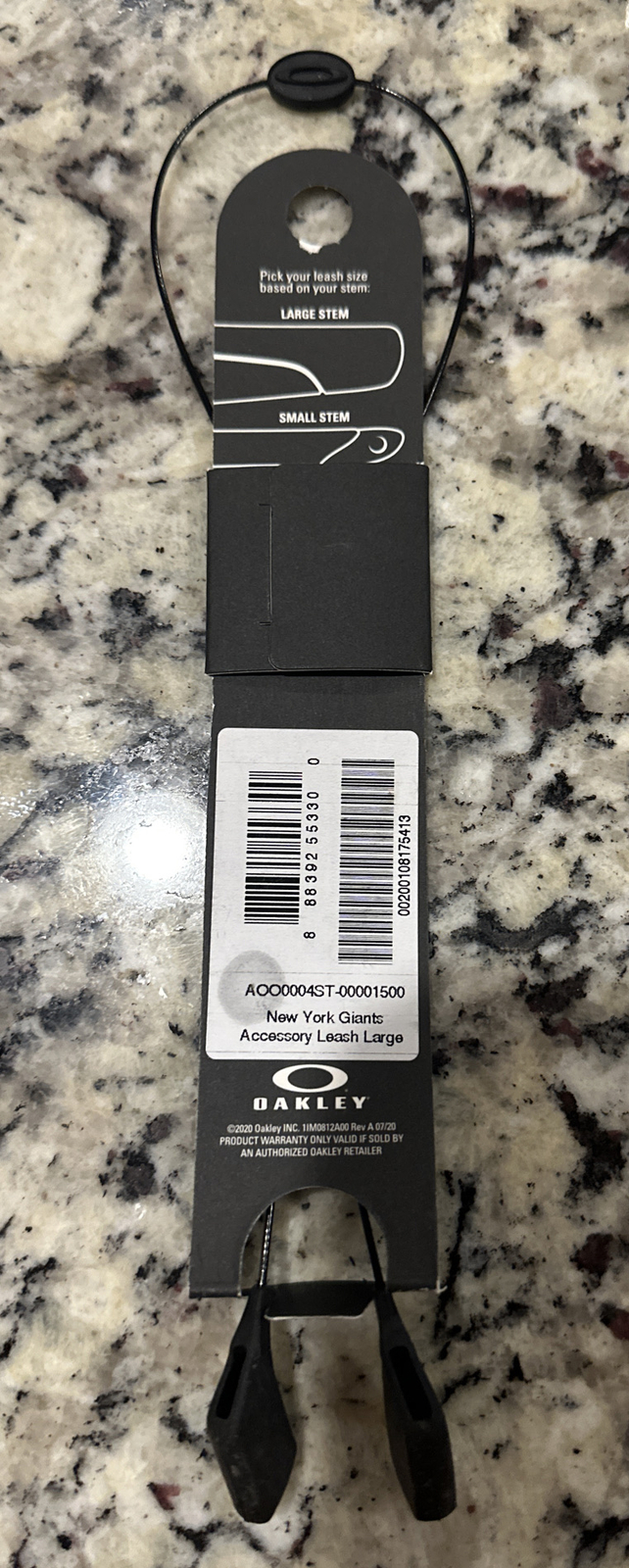 NFL New York Giants Oakley Sunglasses Neck Leash Kit Glasses Eyeglasses