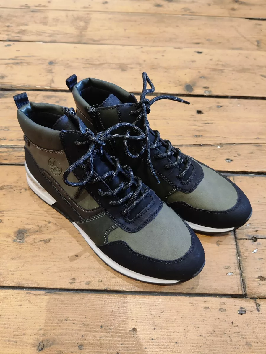 QVC Rieker Hi Top Trainer Boots Khaki UK Size 6.5 EU 40 RRP 68 eBay