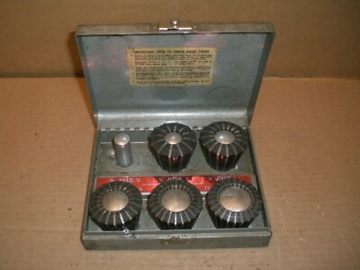 Jacobs Flex Collet set for Spindle Nose Lathe Chuck 5/8 - 1-3/8