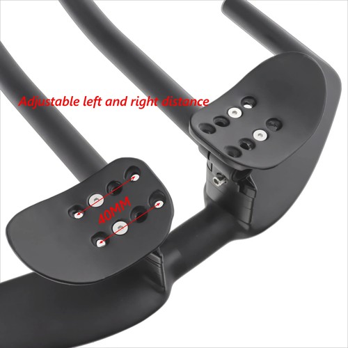 Carbon Time Trial Road Bike Handlebar TT Bar Rest Triathlon Handlebars Bike Part - Picture 20 of 40