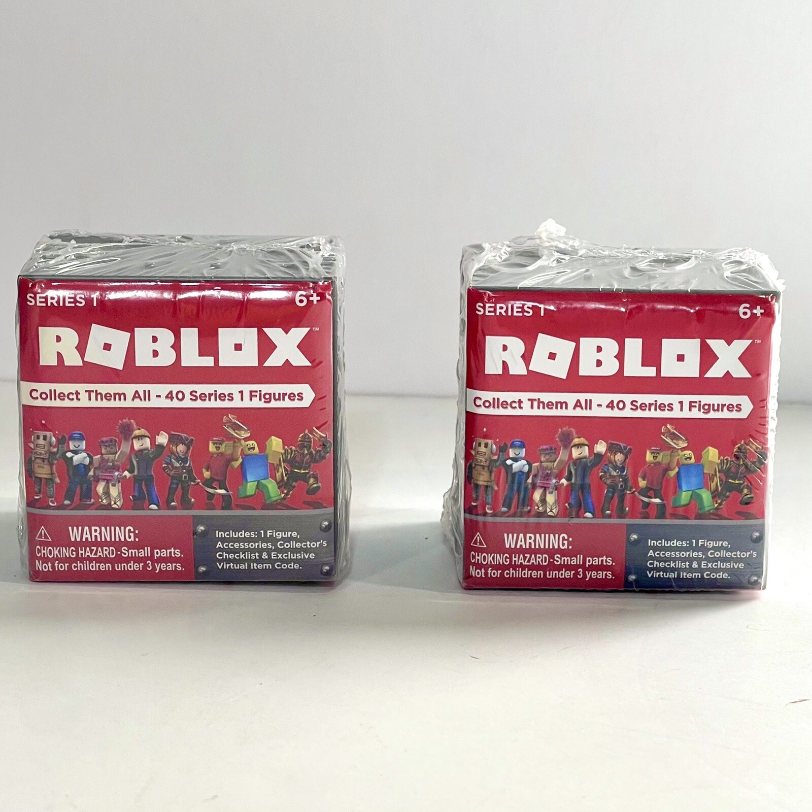 ROBLOX  Series 1 Silver Blind Box Mystery Cubes (Set Of 2) New Sealed
