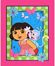 Dora The Explorer Dora Boots Panel Fabric