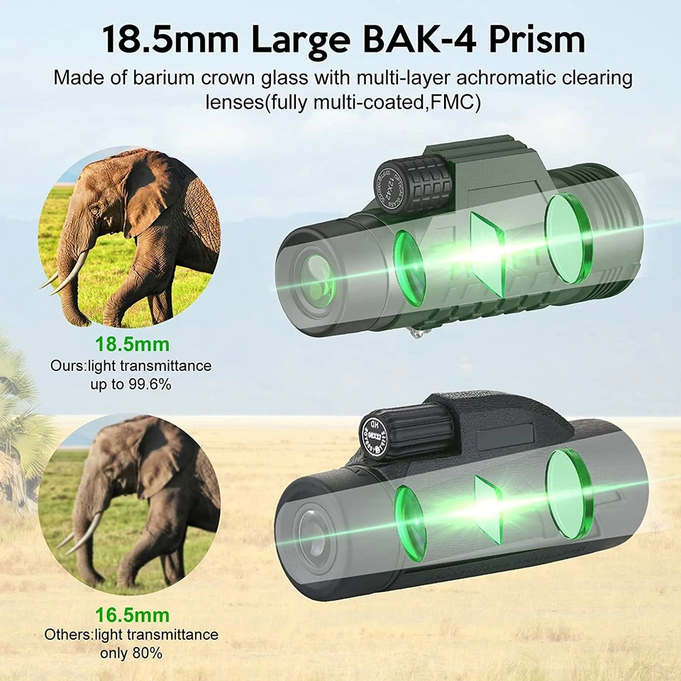 Slopehill High Quality Monocular Mobile Bird Watching Travel Hunting Beach - Image 4 of 4