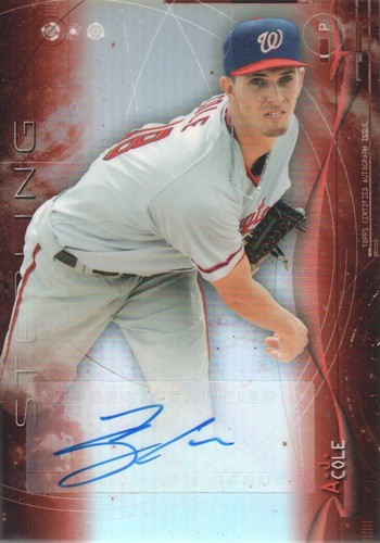 2014 Bowman Sterling Baseball Prospect Orange #BSPA-AC A.J. Cole AUTO /75