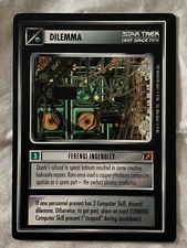 Star Trek CCG 1E Blaze of Glory FERENGI INGENUITY Card NEVER PLAYED
