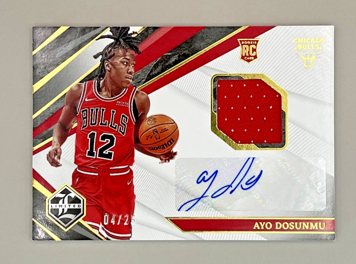 Ayo Dosunmu RC auto /25シリ 2021-22 Panini Chronicles - Limited Rookie Jersey Auto Ayo Dosunmu