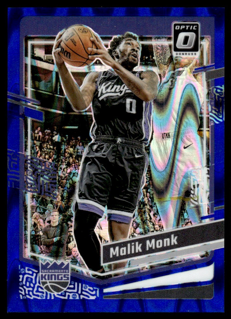 2023-24 Donruss Optic Blue Seismic Malik Monk 027/249