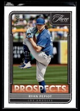 Ryan Pepiot 2022 Panini Three and Two Baseball Card /99 #P-45