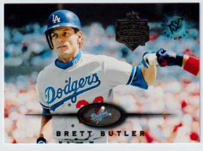 BRETT BUTLER 1995 Stadium Club Super Team Division Winners #242 Dodgers Topps*