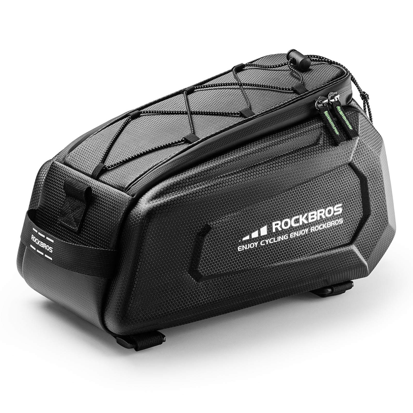 ROCKBROS Bike Hard Shell Trunk Bag Bicycle Rear Rack Pack Bag Pannier Waterproof