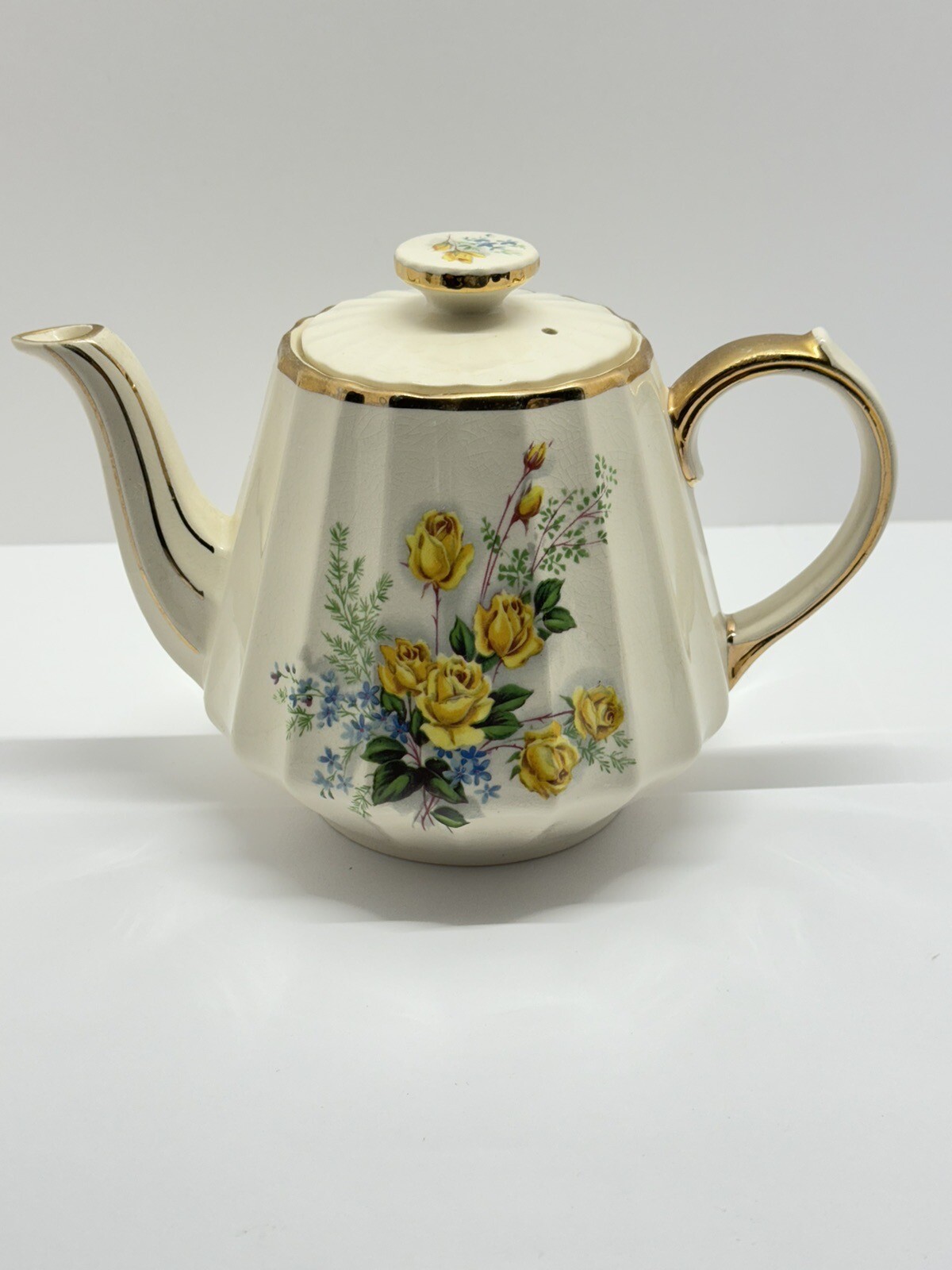 Antique Sadler Floral Numbered Teapot Made In England eBay