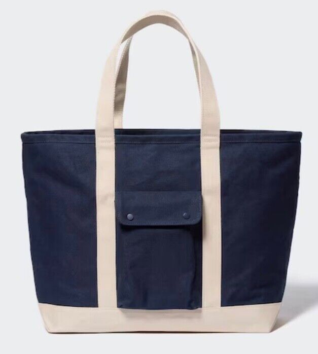 🔥NEW 2024 UNIQLO x INES DE LA FRESSANGE Canvas Tote Bag 🔥NEW 2024 UNIQLO x INES DE LA FRESSANGE Canvas Tote Bag