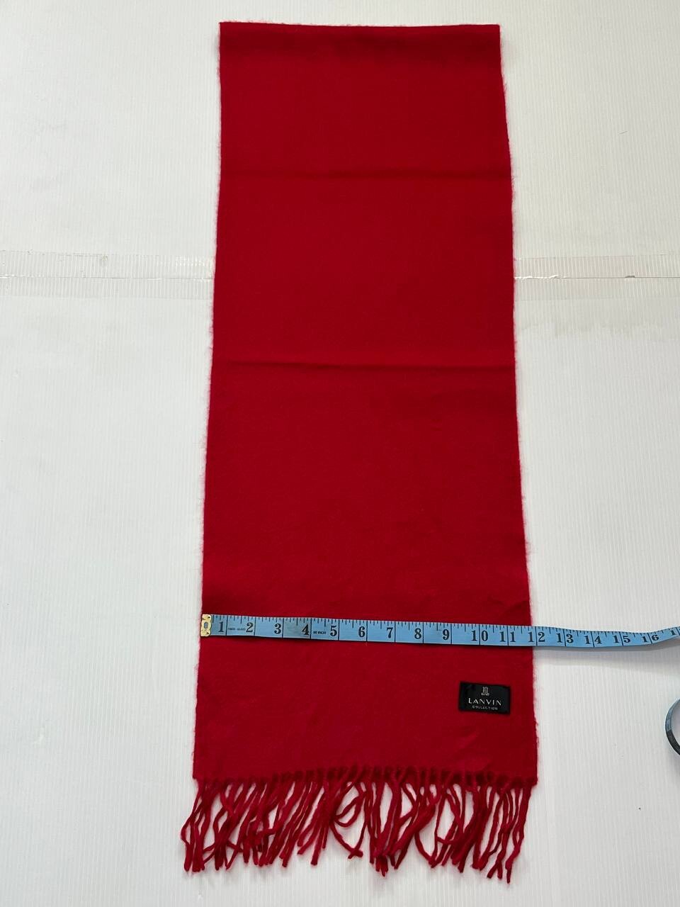 Authentic LANVIN COLLECTION Solid Plain Design On… - image 6