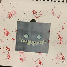 “Are You Still Watching” - Original Watercolor Art Horror Art Netflix Tv