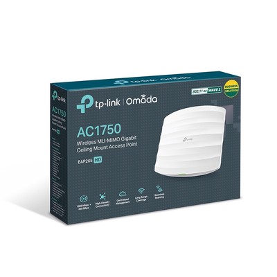 TP-LINK EAP265HD Omada Access Point Mu-Mimo Wifi AC1750 Indoor