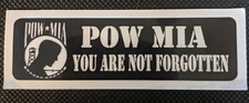 Pow Mia You Are Not Forgotten Motorcycle Helmet Sticker Biker Helmet Decal