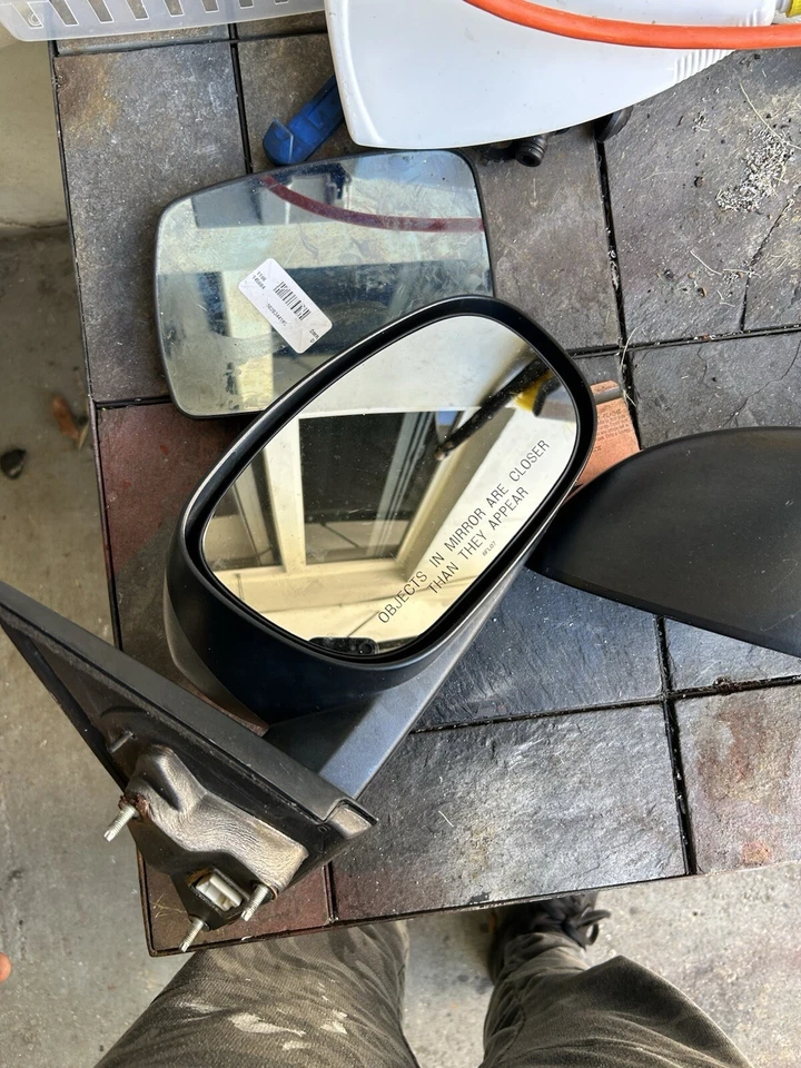 2006-2010 Dodge Charger 2007-2009 Chrysler 300 Side Mirrors Non Folding BlackOEM - Image 2 of 4