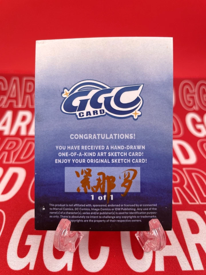 GGC Studio Star Wars Stormtrooper Artist Hand Drawn Auto Sketch Card 1/1 #Z - Image 2 of 2