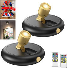 Quality Upgraded Indoor Plant Spotlight Battery Operated, Picture Lights for Wal
