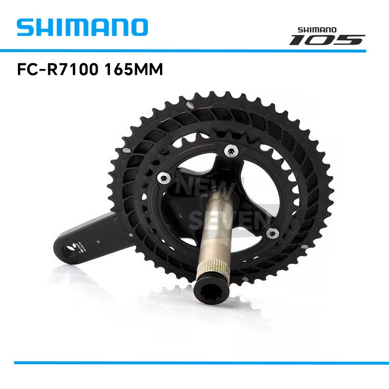 SHIMANO FC-R700 CRANKSET 50×34 165 Shimano FC-R700 50-34T Compact Crank 10-Speed Road 172.5mm