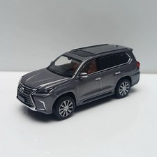 MASDI 1/64 Scale LEXUS LX570 SUV Grey Diecast Car Model Toy Collection Gift