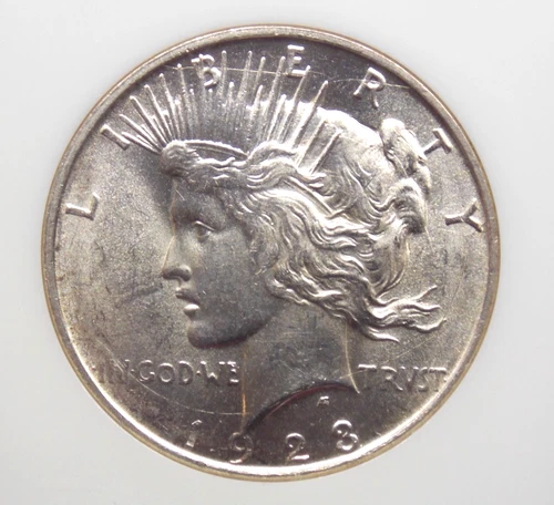 New Listing1923 "D" Peace SILVER Dollar $1 NGC MS63 #007 Unc BU Uncirculated ECC&C, Inc.