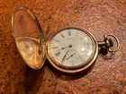 Antique Waltham 220 Pocket Watch 12s 15j ca 1894 Gold Filled Hunter Runs