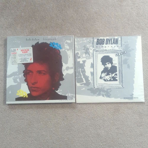 Bob Dylan Biograph (Vinyl 5 LP Box Set 1985) + Time Passes Slowly Promo Sampler