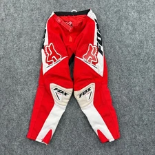 Fox Racing 180 Motocross Pants Size 8 24 Youth Red White Black Offroad Kid Youth