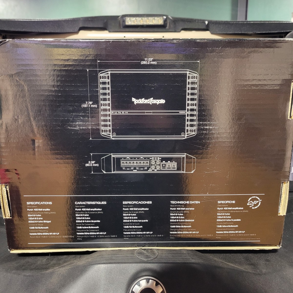 Rockford Fosgate Punch 400.4 4-Channel Car Amp for sale online | eBay