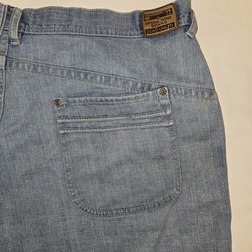 Pantalones cortos de mezclilla Ecko Unltd 1972 Shorebreaker para hombre calce holgado ropa de calle hip hop 42 - Imagen 5 de 13