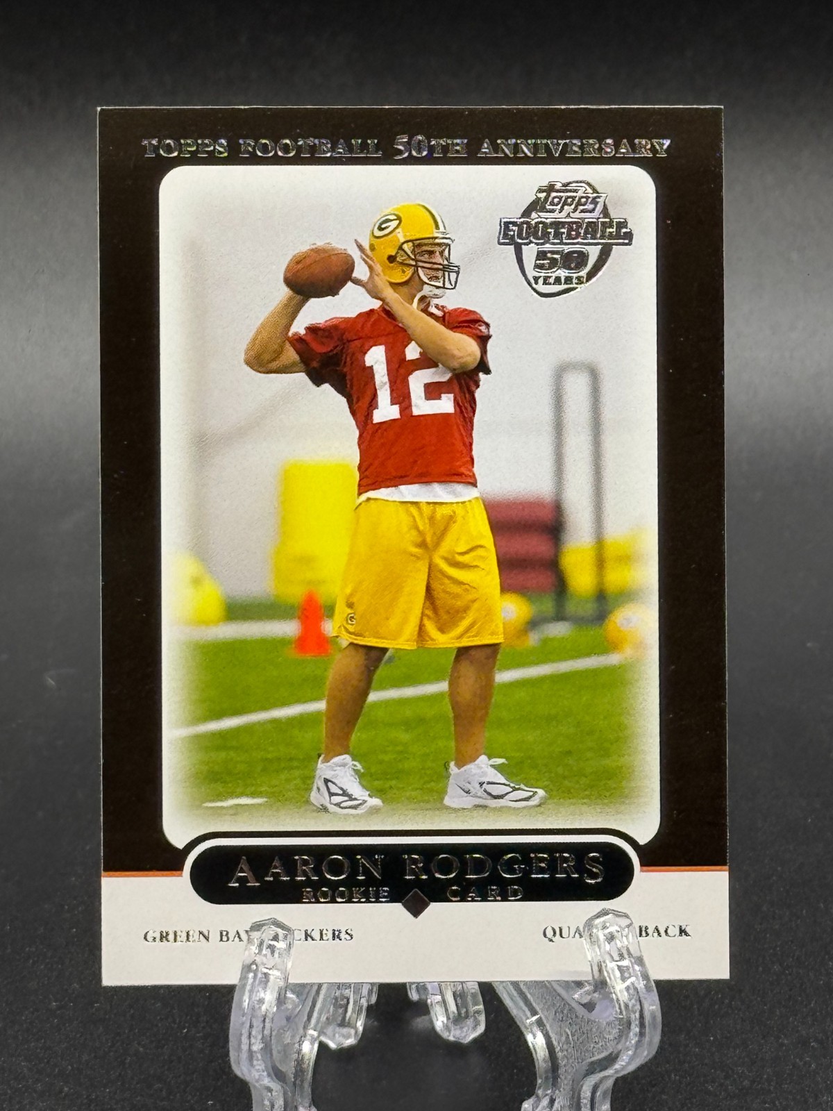 Aaron Rodgers 2005 Topps Black Rookie Parallel Green Bay Packers #431 Steelers