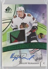 2020 SP Game Used Authentic Rookies Green 19/35 Philipp Kurashev Patch Auto k4c
