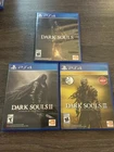 PS4 Game Lot - Dark Souls, Dark Souls II SOTFS, Dark Souls III Fire Fades Ed