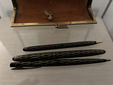 Vintage Lady Sheaffer Ballpoint Pen, Mechanical Pencil  and Fountain Pen set