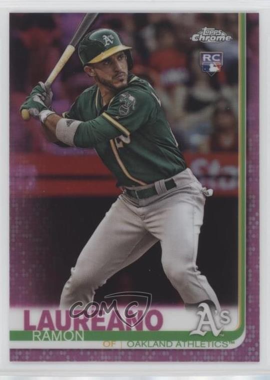 2019 Topps Chrome Pink Refractor Ramon Laureano #178 04eb