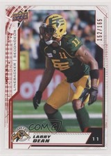 2020 Upper Deck CFL Red 152/165 Larry Dean #163 u0h