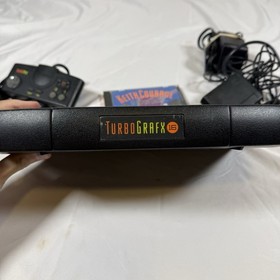 NEC Turbo Grafx-16 Console W/ Cables & Controller - Tested Working Keith Courage