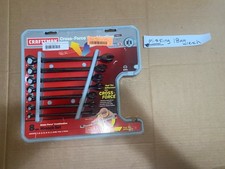 Craftsman Usa 8pc Metric Cross Force Wrench Set 8-18mm 9-46521 Used No 18mm Craftsman Usa 8pc Metric Cross Force Wrench Set 8-18mm 9-46521 Used No 18mm