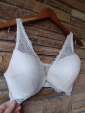 Spanx Undietech Four Play Bralette Bra M Ivory Adjustable Front Closure