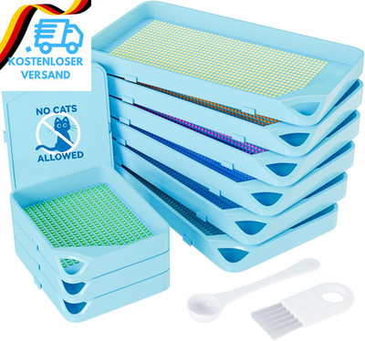 ARTDOT 10 PCS Interlocking Diamond Painting Schiffchen Set, Stackable Tablett Al