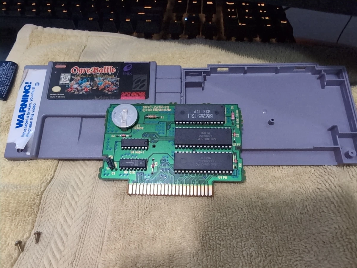 Game/Jeu Super Famicom Nitendo Nes Japan Version Ogre Battle Shvc-ob