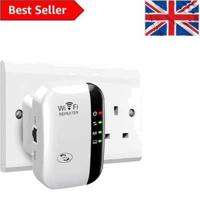 Kompakter WiFi Extender mit Ethernet Port - Sichere Signalabdeckung in Ihrem Zuhause