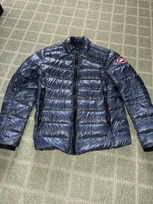 Authentic Canada Goose Men's Crofton Packable Jacket Ozon Blue Size Mens Large 